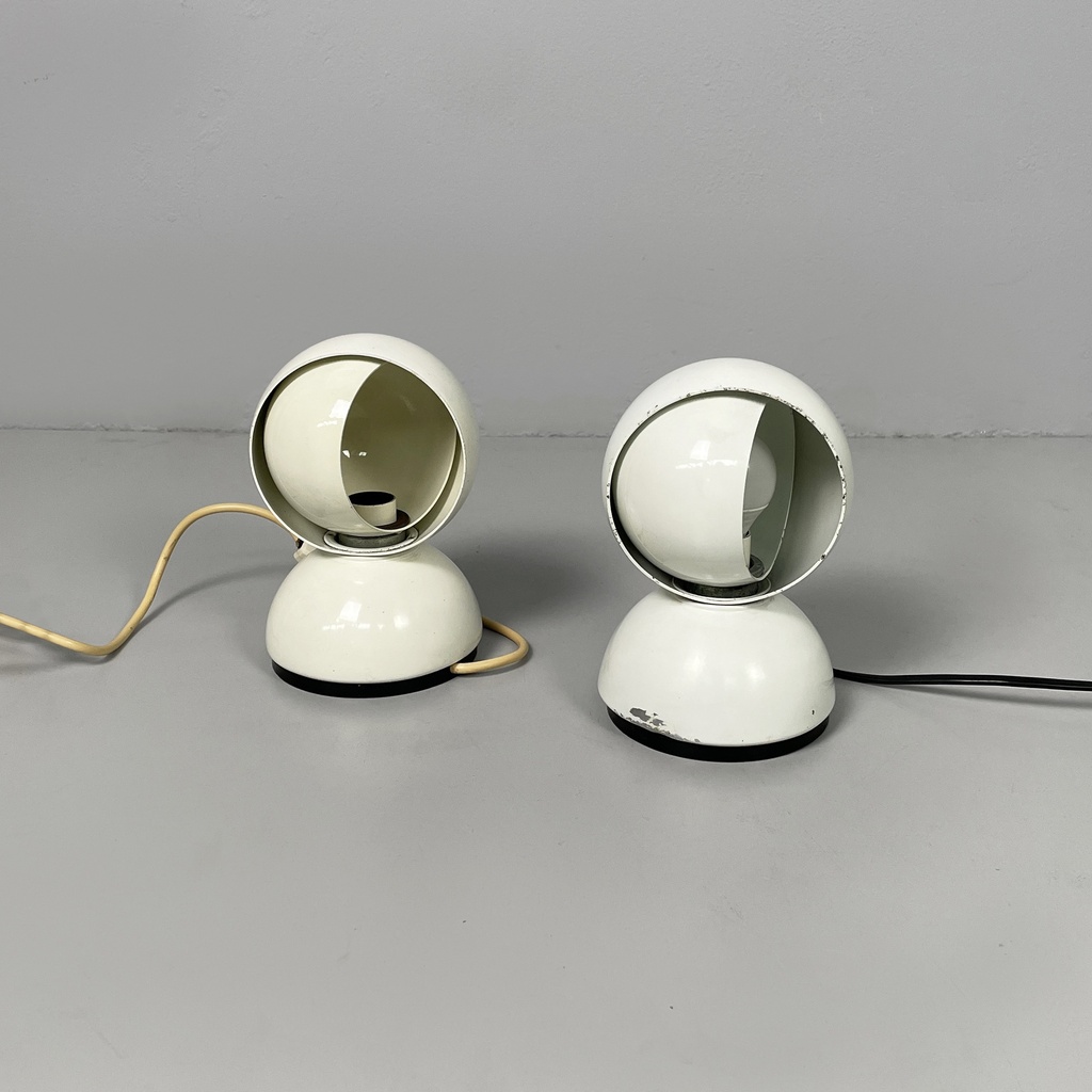 Lampade da tavolo Eclisse di Vico Magistretti per Artemide, 1970 ca.