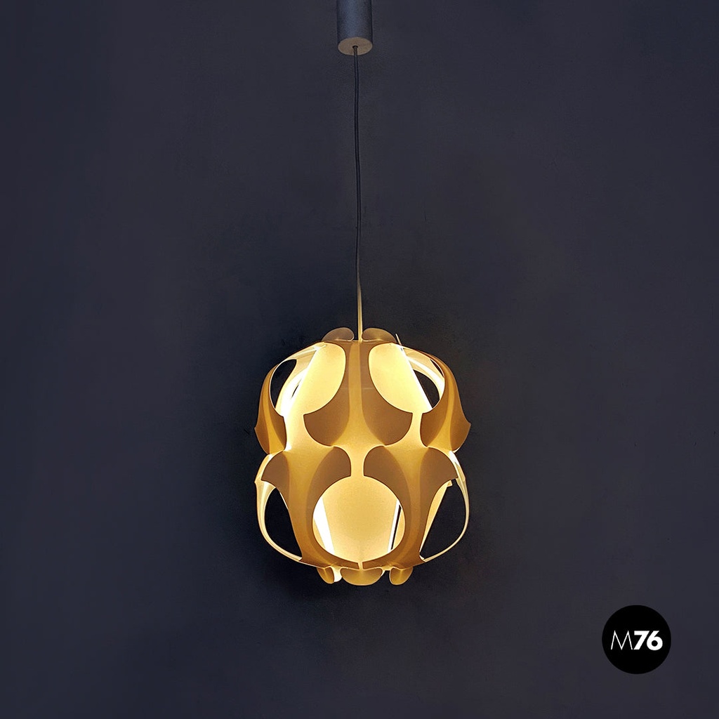 Lampadario Big Lily in plastica, 1960 ca. 