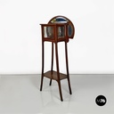 Vetrina etagere in legno e vetro, fine 1800-inizio 1900 ca.