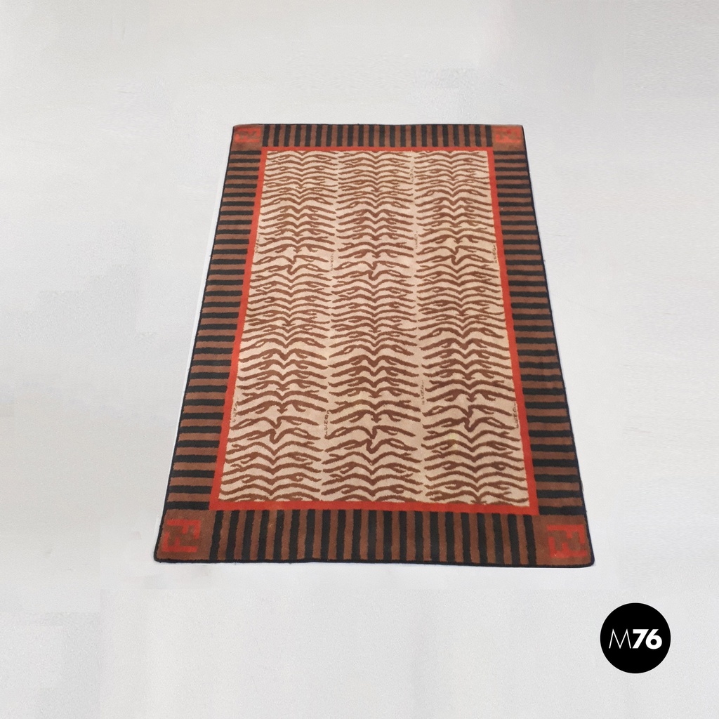 Tappeto a pelo corto di Fendi, 1980 ca. 