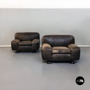 Poltrone Altopiano di Franco Poli per Bernini, 1970 ca.