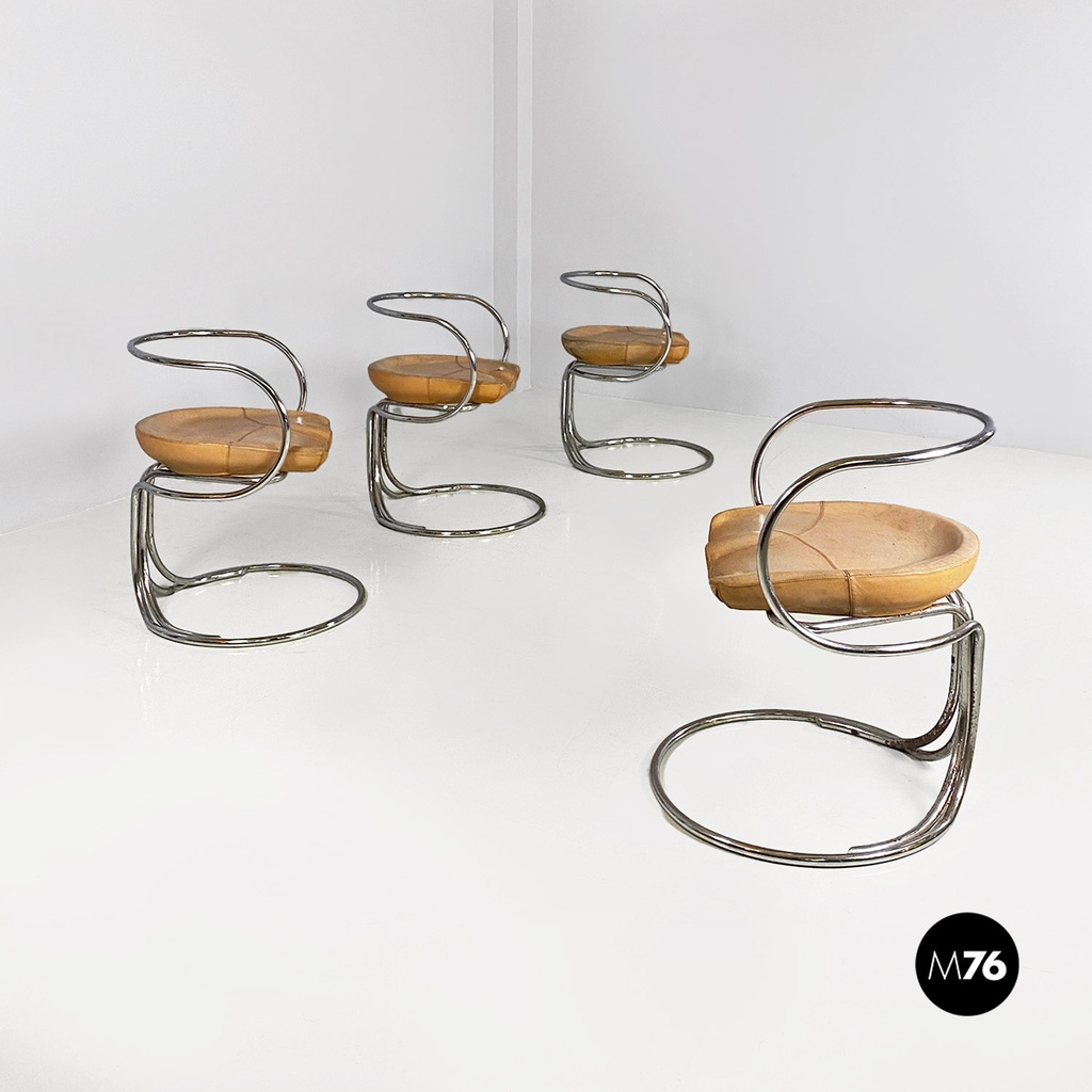 Sedie di Vladimir Tatlin per Nikol International, 1950 ca. 