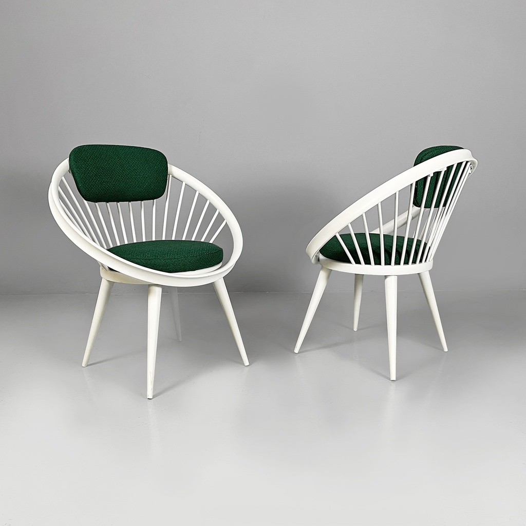 Poltrone Circle di Yngve Ekström per Ese Mobler Ab Sweden, 1960 ca.