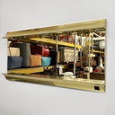 Specchio da parete con lampade, 1980 ca.