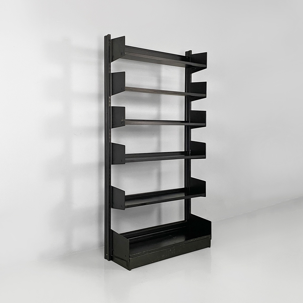 Libreria in metallo autoportante, 1980 ca.