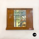 Specchio da parete con cornice in legno, 1950 ca.