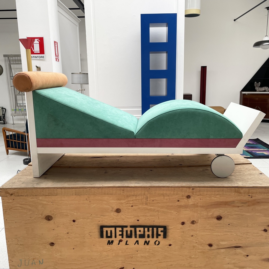 Chaise longue Juan di Marco Zanini per Memphis, 1987 