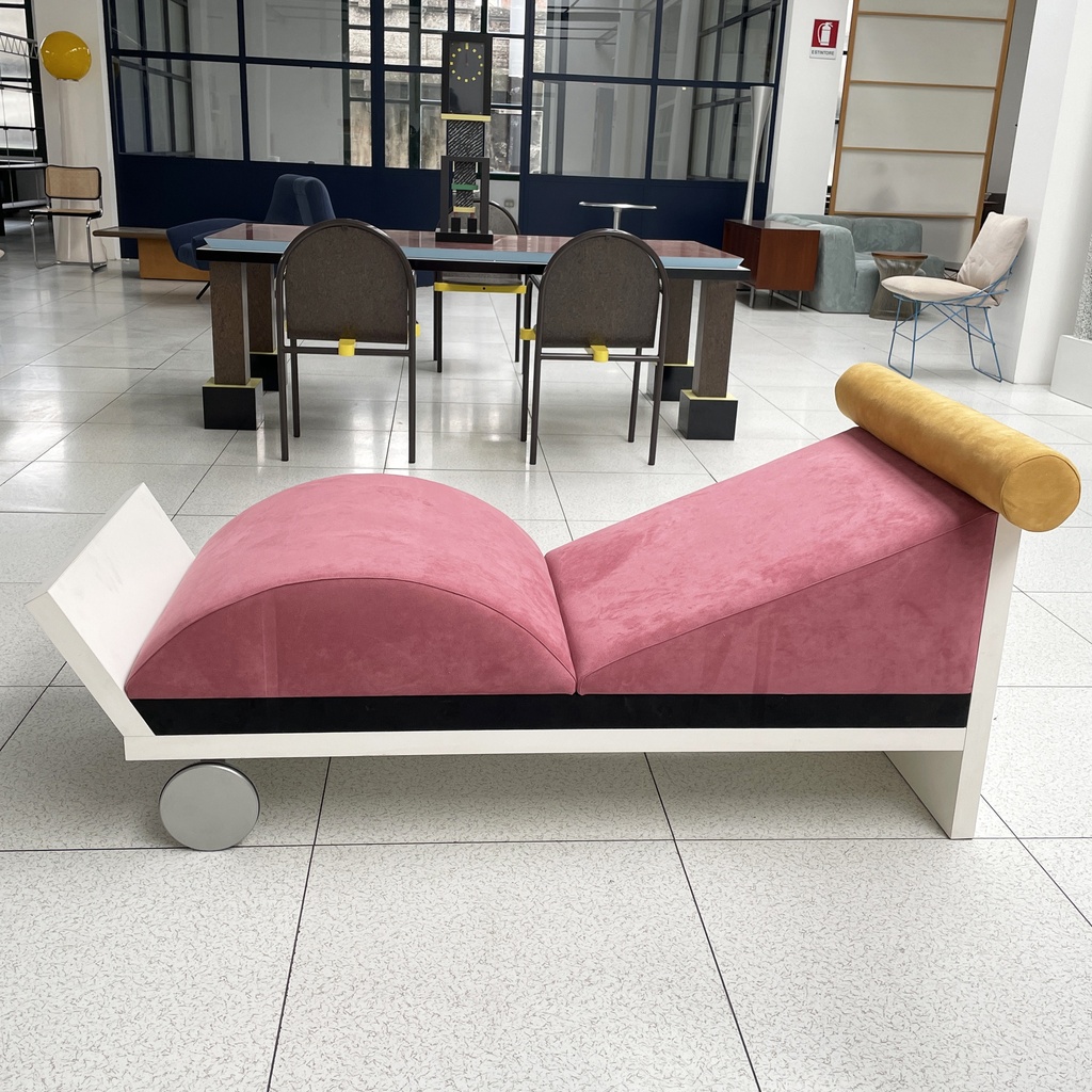 Chaise longue Juan di Marco Zanini per Memphis, 1987 