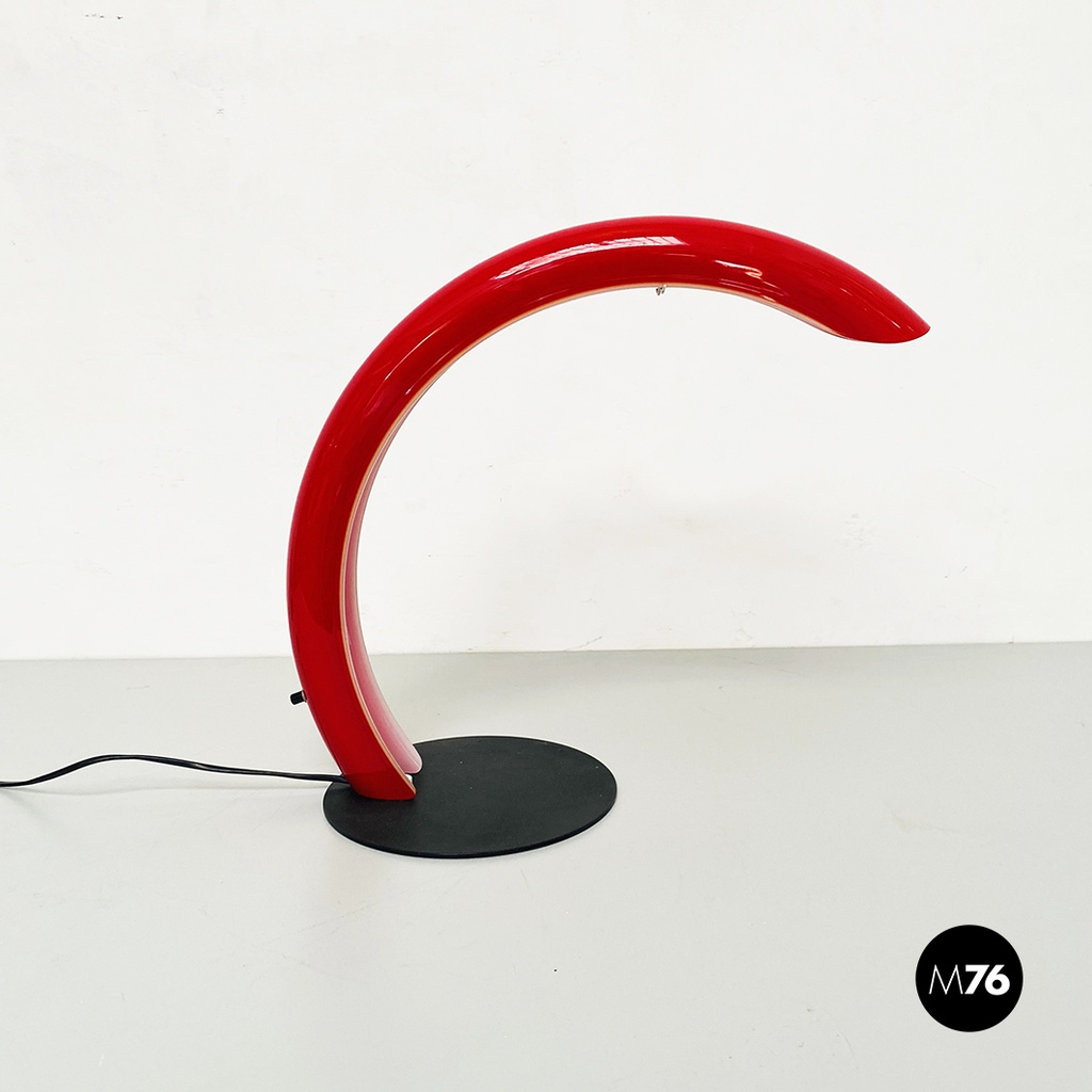 Lampada da tavolo in vetro di Murano di Mazzega, 1980 ca. 