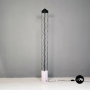 Lampada da terra in metallo con molla, 1980 ca. 