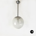 Lampadario in vetro reticella,  1930 ca.