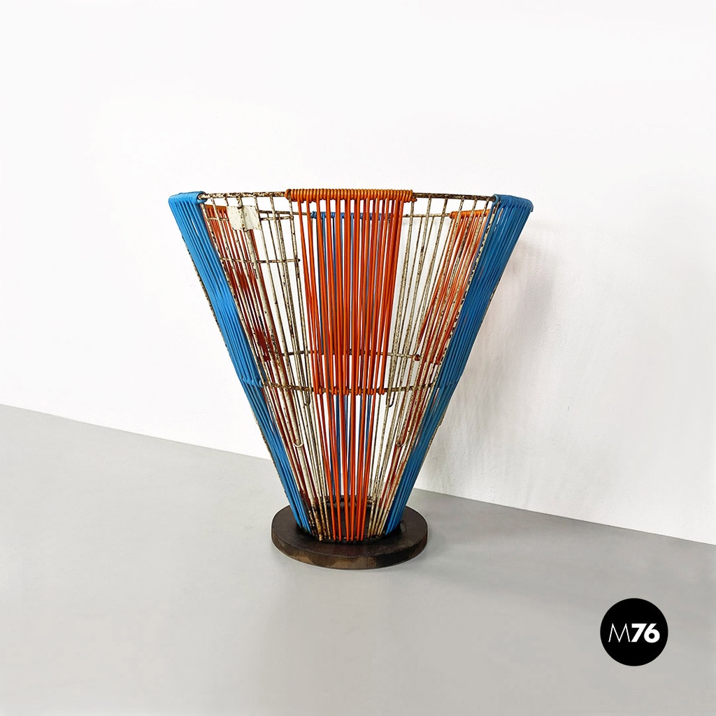 Portaombrelli in metallo e plastica, 1980 ca.