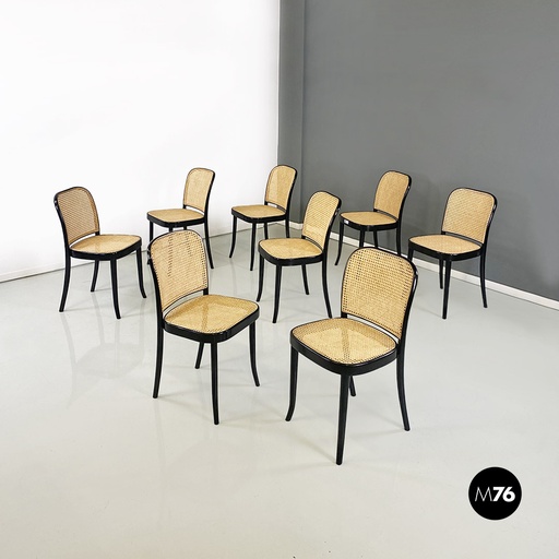 [2320003852] Sedie in legno e paglia di Vienna, 1900 ca. 