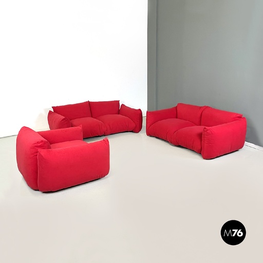 [2320004040] Divani e poltrona Marenco di Mario Marenco per Arflex, 1970s