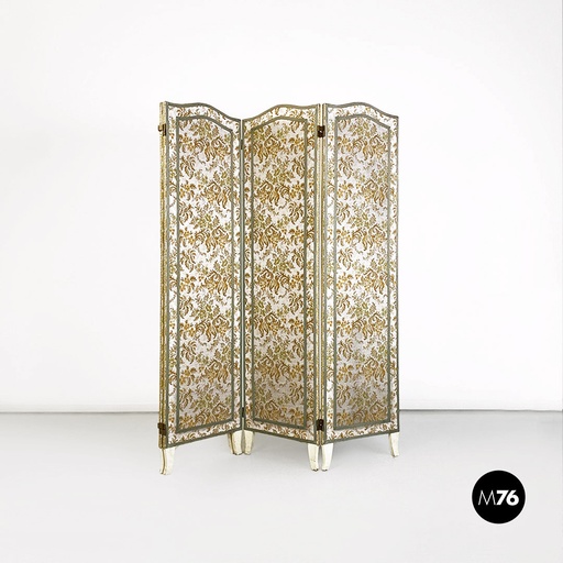 [2220001180] Paravento floreale a quattro ante, 1940 ca.