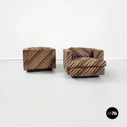 [2220001200] Poltrone di Saporiti Italia, 1980 ca.