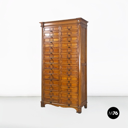 [2220000884] Mobile archivio da ufficio in legno, 1940 ca.  