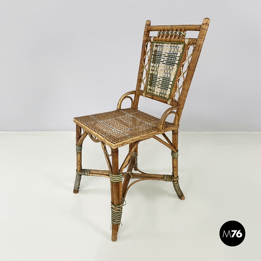 [2420004879] Sedia in rattan,  1900 ca.