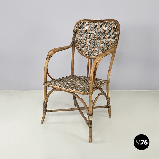 [2420004882] Poltrona in rattan, 1900 ca.