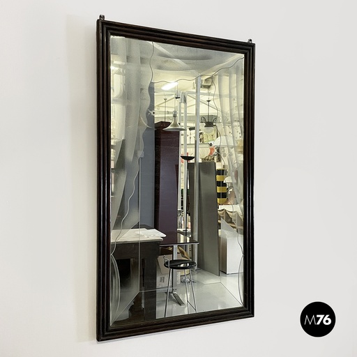 [2420005514] Specchio da parete in legno grissinato, 1930 ca.