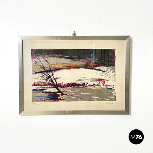 [2320004178] Quadro con stampa litografica, 1970 ca.