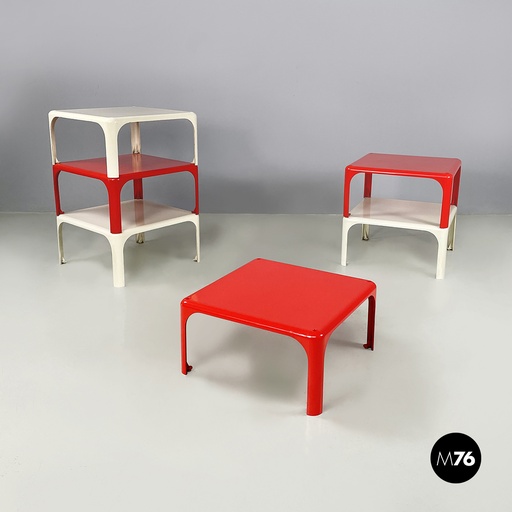 [2420005218] Tavoli da caffè Demetrio 45 di Vico Magistretti per Artemide, 1970 ca.