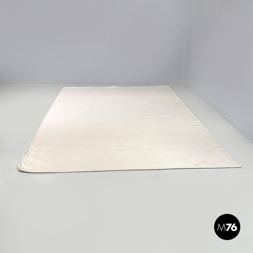 [2420005127] Tappeto a pelo corto bianco, 2000 ca.