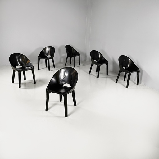 [2520005795] Sedie Lira e Liuto di Mario Bellini per Cassina, 1990 ca.