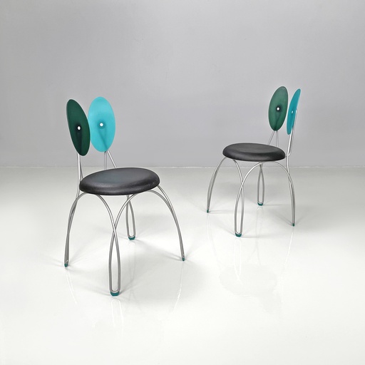 [2520005981] Sedie Jessica di Donato D'Urbino & Paolo Lomazzi per Zerodisegno, 1990 ca.