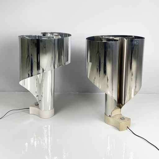 [2520005994] Lampade da tavolo Spinnaker di Costantino Corsini e Giorgio Wiskemann per Stilnovo, 1970 ca.