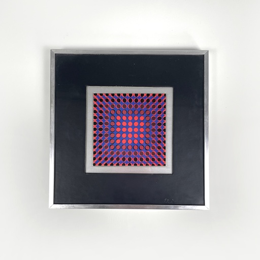 [2520006003] Quadro di Victor Vasarely, 1970 ca.