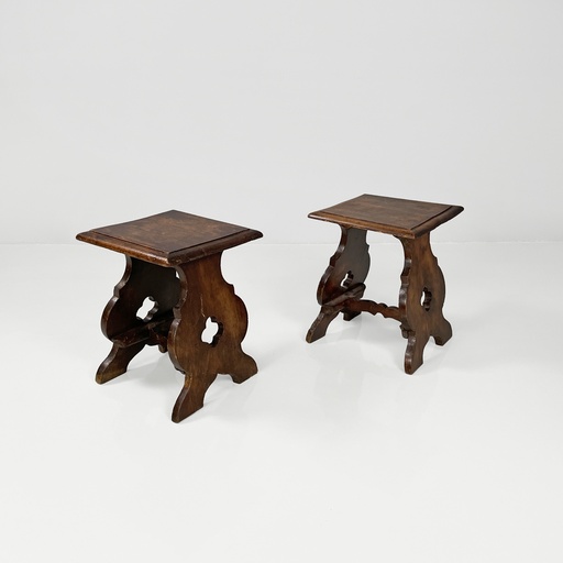 [2520006052] Sgabelli in legno, fine 1800 ca.