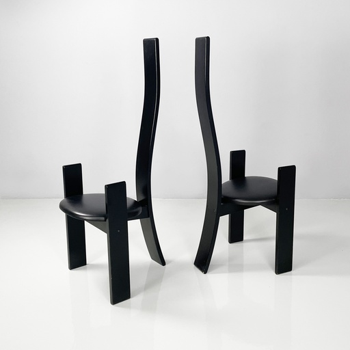 [2520006122] Sedie Golem di Vico Magistretti per Poggi, 1970 ca.