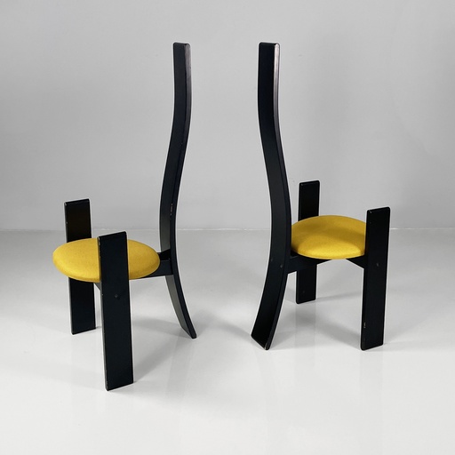 [2520006123] Sedie Golem di Vico Magistretti per Poggi, 1970 ca.