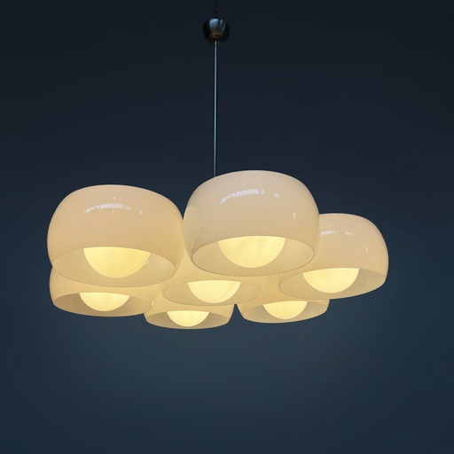 [2520006193] Lampadario Eptaclinio di Vico Magistretti per Artemide, 1970 ca.