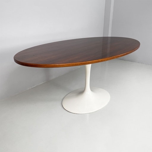 [2520006213] Tavolo da pranzo in legno e metallo, 1970 ca. 