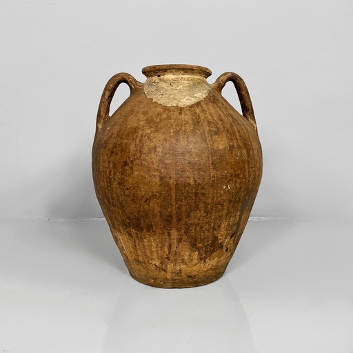 [2520006423] Vaso in terracotta con asole, 1950 ca.
