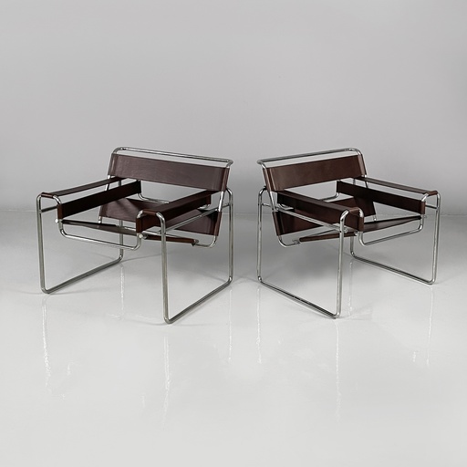 [2520006439] Poltrone Wassily di Marcel Breuer per Gavina, 1960 ca.