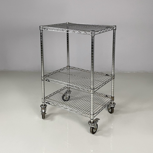 [2520006495] Carrello in acciaio, 2000 ca.