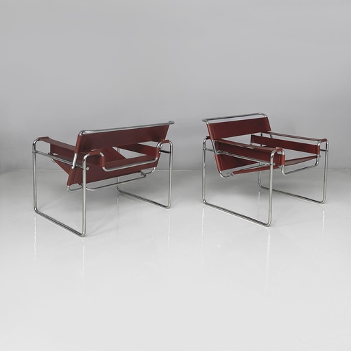 [2520006530] Poltrone Wassily di Marcel Breuer per Gavina, 1960 ca.