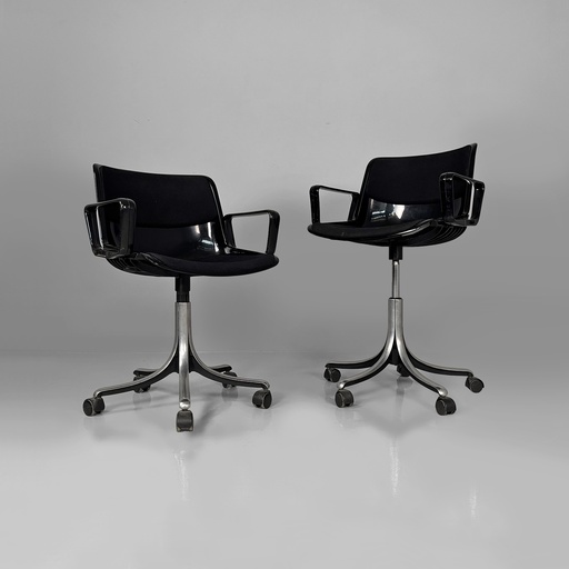 [2520006608] Sedie da ufficio Modus di Osvaldo Borsani per Tecno, 1970 ca.