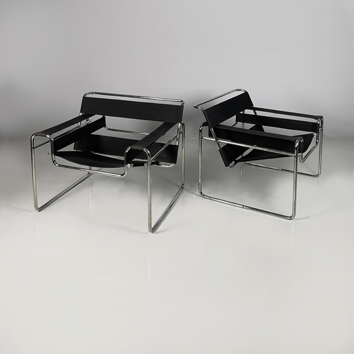 [2520006691] Poltrone Wassily di Marcel Breuer per Gavina, 1960 ca.
