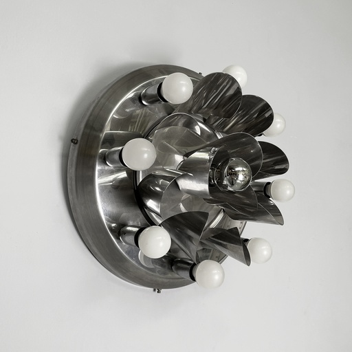 [2520006695] Applique in acciaio, 1970 ca.