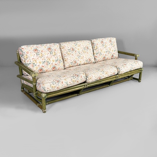 [2520006811] Divano di Lyda Levi per McGuire Company,  1970 ca.