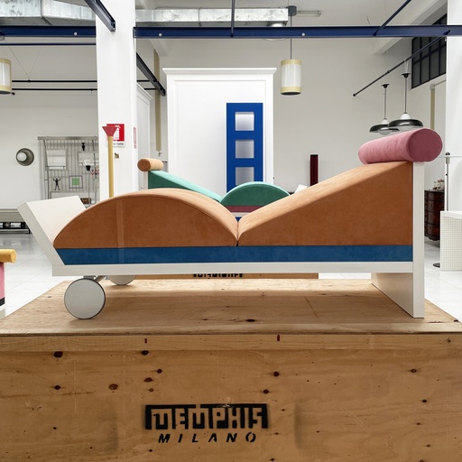[2520006820] Chaise longue Juan di Marco Zanini per Memphis, 1987 