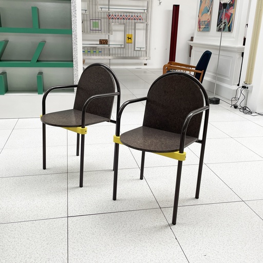 [2520006825] Sedie di Martine Bedin per Memphis, 1983