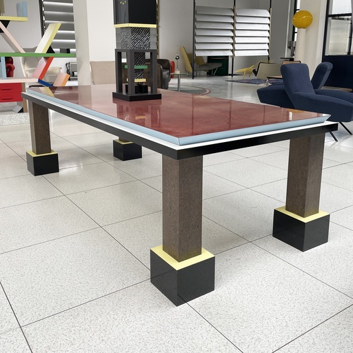 [2520006827] Tavolo da pranzo Palm Spring di Ettore Sottsass per Memphis, 1984