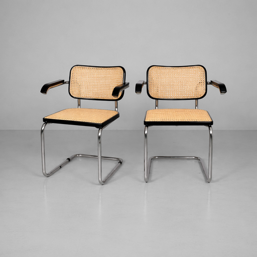 [2520006879] Sedie Cesca di Marcel Breuer per Gavina, 1960 ca.