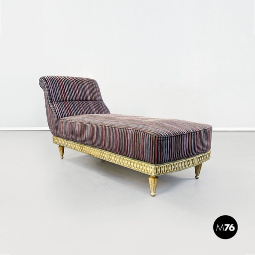 [2220001682] Chaise longue con tessuto a righe di Missoni, 1950 ca. 