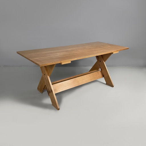 [2520007034] Tavolo da pranzo Crate di Gerrit Rietveld per Cassina, 1980 ca. 